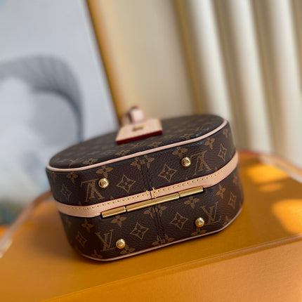 LV 25S PETITE BOITE CHAPEAU 17 IN BROWN MONOGRAM COATED CALFSKIN