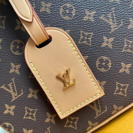 LV 25S MINI BOITE CHAPEAU 17 IN BROWN MONOGRAM COATED CALFSKIN