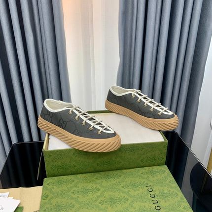 GG UNIQUE SNEAKER THICK-SOLE LEAD CANVAS
