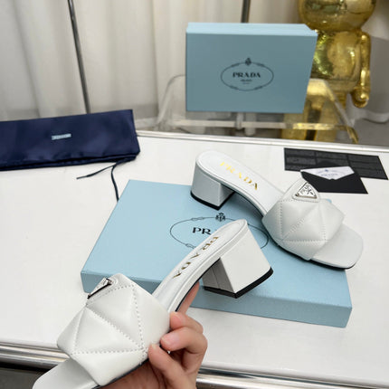 PRA EMBROIDERED SANDALS 45 WHITE LAMBSKIN