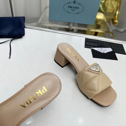 PRA EMBROIDERED SANDALS 45 BEIGE LAMBSKIN