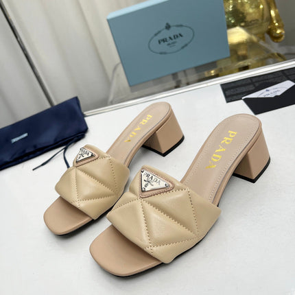 PRA EMBROIDERED SANDALS 45 BEIGE LAMBSKIN