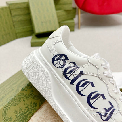 GG TRAINER WHITE CALFSKIN