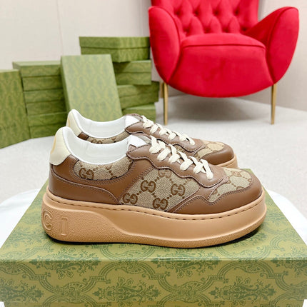 GG TRAINER CARAMEL CALFSKIN