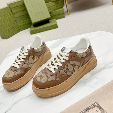GG TRAINER CARAMEL CALFSKIN