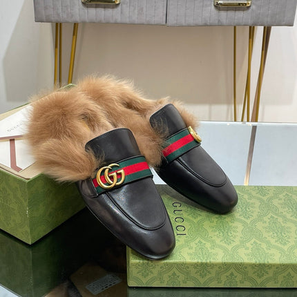 2015 RE-EDITION MEN'S PRINCETOWN IN BLACK CALFSKIN AND LAMB WOOL LINING