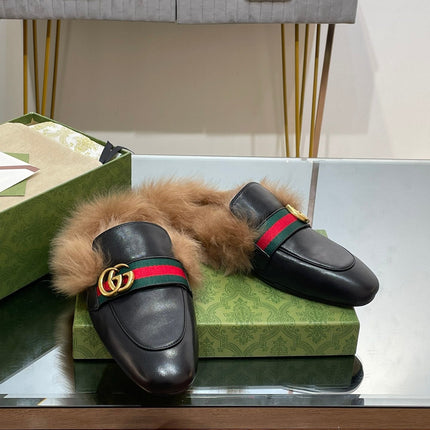 2015 RE-EDITION MEN'S PRINCETOWN IN BLACK CALFSKIN AND LAMB WOOL LINING