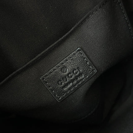 SMALL BLONDIE OVAL SHOULDER BAG 20 IN BLACK CALFSKIN