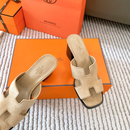 HELIA 60 SANDAL IN TUSCAN BEIGE SUEDE