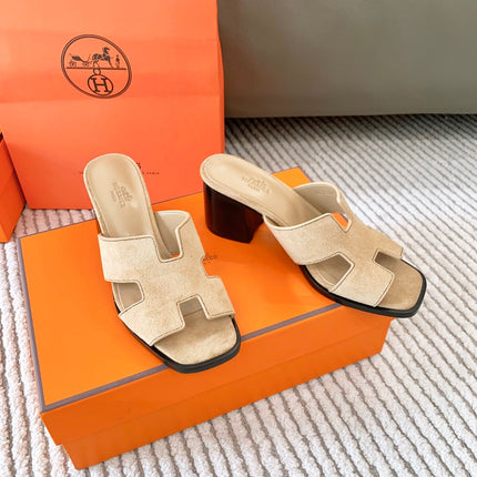 HELIA 60 SANDAL IN TUSCAN BEIGE SUEDE