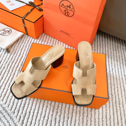 HELIA 60 SANDAL IN TUSCAN BEIGE SUEDE