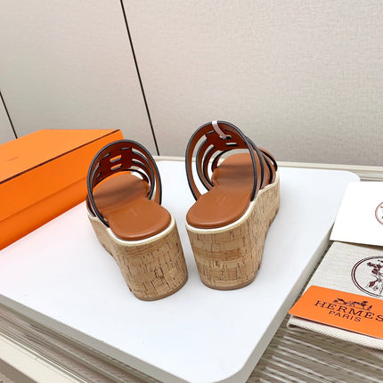 ISABELLA 30 SANDAL IN BRONZE BROWN CALFSKIN