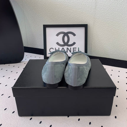 BALLET FLAT ICEBERG BLUE MIX BLACK VELVET