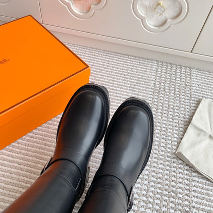 JAIME BOOT IN BLACK CALFSKIN