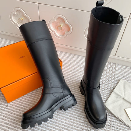 JAIME BOOT IN BLACK CALFSKIN