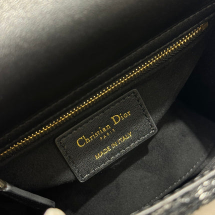 MINI 17 LADY BAG IN BLACK CANNAGE TWEED