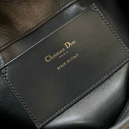 MINI TOUJOURS BUCKET BAG 18 IN BLACK CANNAGE CALFSKIN