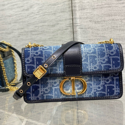 MONTAIGNE 21 BLUE JEAN EMBROIDERY