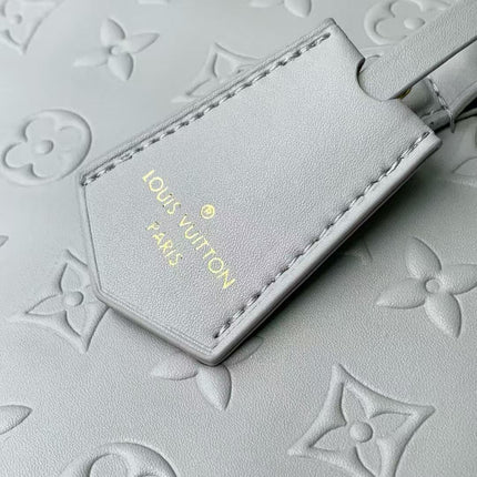 SPEEDY BANDOULIERE 30 IN GREY EMBOSSED CALFSKIN