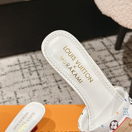 LV CHERRY HIGH HEELS 25S 55 MM IN WHITE CALFSKIN STYLE 13