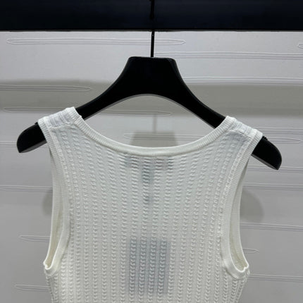 LV 25S EMBROIDERED KNIT TANK TOP 264272