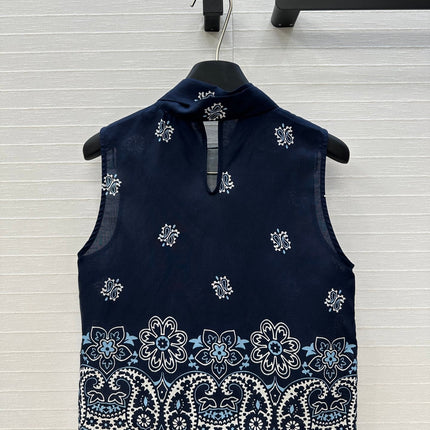 MIUMIU SLEEVELESS TOP AND SKIRT SET 264444