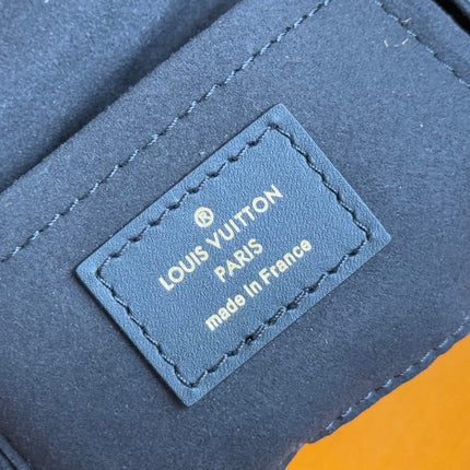 LV 25S CAMERA BOX BAG 18 IN BROWN MONOGRAM CALFSKIN GOLD HARDWARE