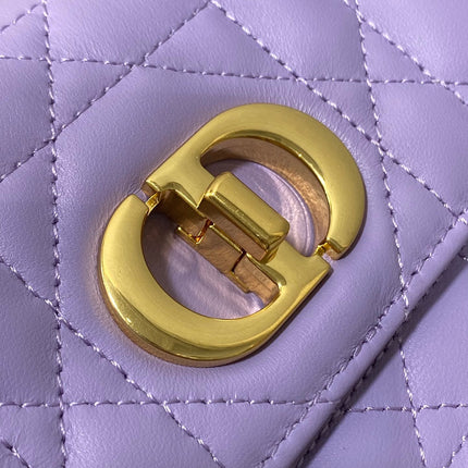 MISS CARO MINI BAG 17 IN BABY PURPLE MACROCANNAGE LAMBSKIN