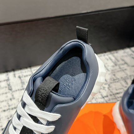 BOUNCING SNEAKER IN SPACE BLUE CALFSKIN