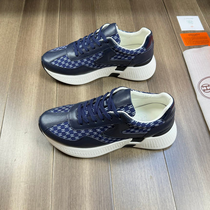 HM PRINTED SNEAKER NAVY TOTEM FABRIC