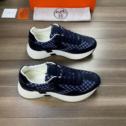 HM PRINTED SNEAKER NAVY TOTEM FABRIC