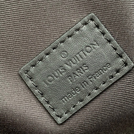 LV 25S STEAMER BAG 18 IN BROWN MONOGRAM MACASSAR CANVAS AND CALFSKIN