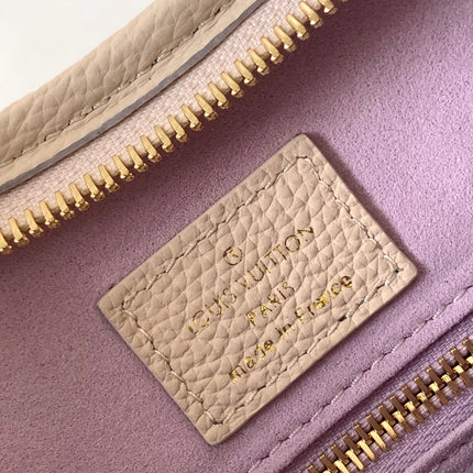CARRYALL PM 29 BAG IN BEIGE MIX PURPLE MONOGRAM EMPREINTE LEATHER