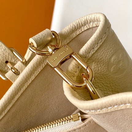 LV 25S BABYLONE TOTE BAG 32 IN CREAM CALFSKIN GOLD HARDWARE