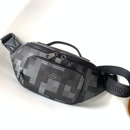 LV 25S ORIGINAL DYNAMIC BUMBAG 30 IN CANVAS DAMOFLAGE BLACK