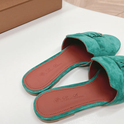 LP SUMMER CHARMS SANDALS IN TEAL BLUE SUEDE