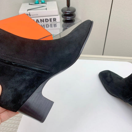 WOMEN'S NEO ANKLE BOOT IN BLACK SUEDE