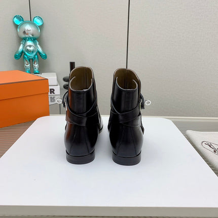 WOMEN'S NEO ANKLE BOOT IN BLACK CALFSKIN