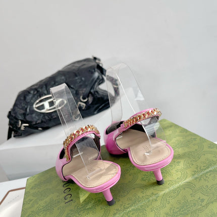 GG SIGNORIA 45 SLINGBACK PUMP TAFFY LAMBSKIN