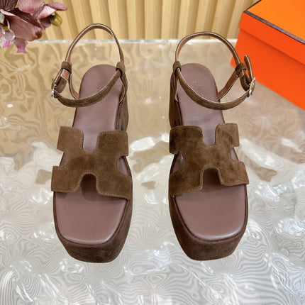 JAM 30 SANDAL IN CHOCOLATE BROWN VELVET