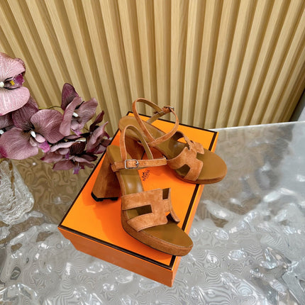 JAZZ 90 SANDAL IN BRONZE BROWN SUEDE