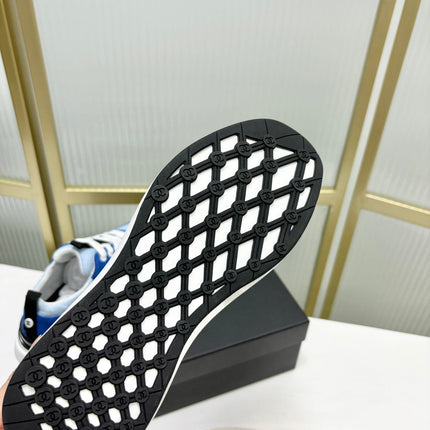 SNEAKER IN SKY MIX COBALT BLUE SUEDE