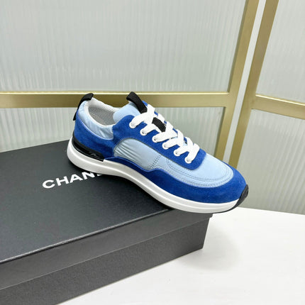 SNEAKER IN SKY MIX COBALT BLUE SUEDE