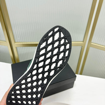 SNEAKER IN GREEN MINT MIX FOREST GREEN SUEDE