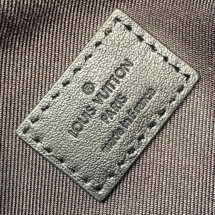 LV 25S GETAWAY MESSENGER BAG 20 IN BLACK MONOGRAM SHADOW EMBOSSED CALFSKIN