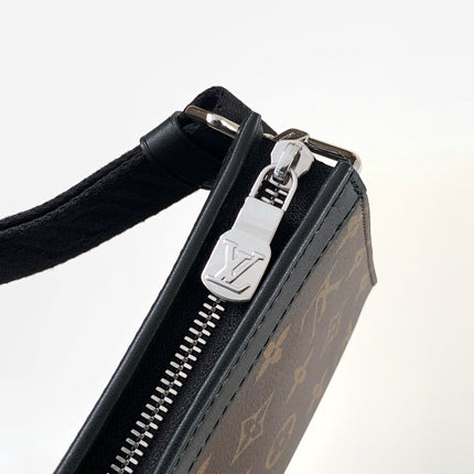 LV 25S GASTON WEARABLE WALLET 22 IN MONOGRAM MACASSAR CANVAS