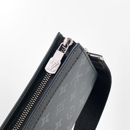 LV 25S GASTON WEARABLE WALLET 22 IN MONOGRAM ECLIPSE REVERSE CANVAS