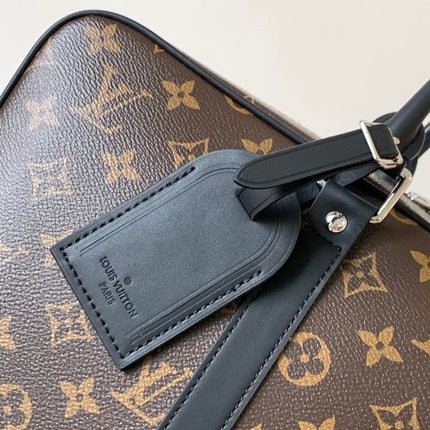 LV 25S PORTE- DOCUMENTS VOYAGE 41 IN BROWN AND BLACK EMBOSSED DAMIER INFINI CALFSKIN