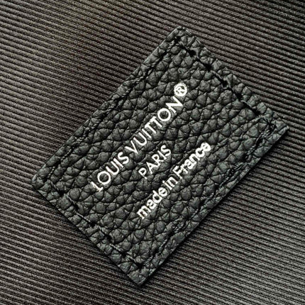 LV 25S STEAMER BAG 18 IN DAMOFLAGE BLACK CANVAS