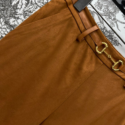 GUCCI 25S HIGH WAIST PANTS 262955